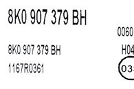 A4 B8 8K S-line avant r.v. 2011 řídící jednotka ABS 8K0907379BH 8K0614547EH