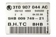 Škoda Octavia 2 facelift kombi Laurin a Klement r.v. 2009 klimatronik 3T0907044AC