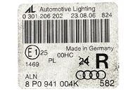 Audi A3 Sportback r.v. 2007 pravé přední světlo halogen 8P0941004K