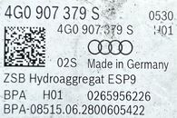 Audi A6 4G facelift avant r.v. 2016 řídící jednotka ABS 4G0907379S