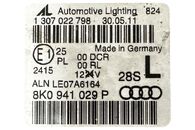 A4 B8 8K S-line avant r.v. 2011 levé přední světlo xenon 8K0941029P jednotky 8K0907472A 8K0941597C