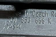 VW Golf 7 kombi r.v. 2016 pravá mřížka předního nárazníku 5G0853666K