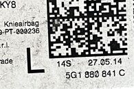 VW Golf 7 kombi r.v. 2015 černá palubní deska