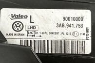 VW Passat B7 kombi r.v. 2013 levé přední světlo xenon LED 3AB941753 jednotky 8K0941597B 3D0941329B