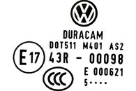 VW Passat B8 kombi r.v. 2018 levé přední sklo