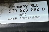 VW Golf 7 kombi r.v. 2016 tažné zařízení 5G9803880D jednotka 5Q0907383F