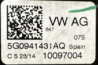 VW Golf 7 kombi r.v. 2015 přepínač světel 5G0941431AQ