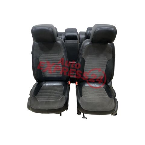 VW Passat B7 sedan r.v. 2012 kožené sedačky s alcantarou