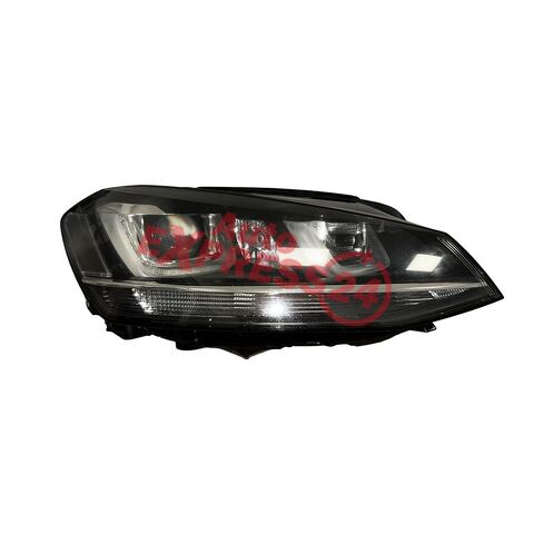 VW Golf 7 Alltrack kombi r.v. 2016 pravé přední světlo xenon 5Q1941752 jednotky 3D0941329E 8K0941597E 4G0907697G