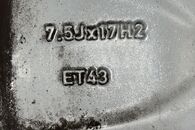 Audi kola 4 zimní kola 235/45 R17 6,55 mm DOT2620 7,5Jx17H2 ET43 8E0601025AQ 1 letní kolo 8mm DOT5106