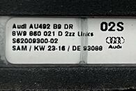 Audi A4 B9 8W S-Line avant r.v. 2017 levý hágus 8W9850021D