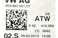 VW Passat B7 kombi r.v. 2014 páčky volantu 3C9953501CT 3C9953502E