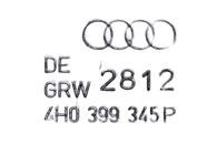 Audi A6 C7 4G r.v. 2014 vyztužení přední nápravnice 4H0399345P