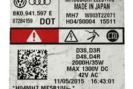 Audi A6 C7 4G avant r.v. 2013 levé přední světlo xenon 4G0941031 jednotky 4H0941329 8K0941597E 4G0907697D