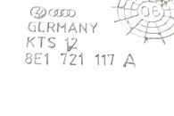 Audi RS4 B7 8E sedan r.v. 2007 pedály 8E1721117A