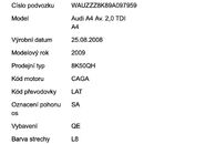 Převodovka LAT MULTITRONIC 2.0TDI 105KW Audi A4 8B 8K 2009