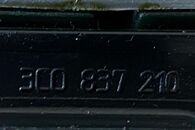 VW Passat CC facelift r.v. 2013 stříbrná metalíza kód barvy LA7W pravá přední klika KESSY