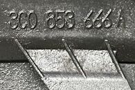 VW Passat B6 kombi r.v. 2007 pravá mřížka mlhovky 3C0853666A