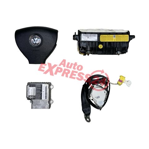 VW Passat B6 kombi r.v. 2008 airbagová sada 1K0880201CB 1K0971584C 5N0959655A 3C0880204E 3C1857705F