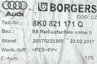 Audi A4 B8 8K avant r.v. 2009 levý přední podběh 8K0821171Q