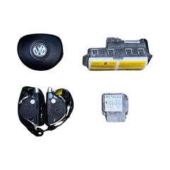 VW Touran 1T1 r.v. 2006 airbagová sada 1T0880201E 1T1857705A 1T1857706A 1T0909605C 1T0880204D