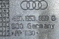 Audi S8 D3 4E sedan r.v. 2007 šedá metalíza kód barvy LZ7S levý práh 4E0853859G