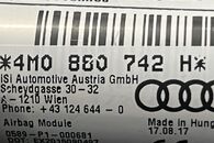 Audi Q7 4M r.v. 2018 druhá generace pravý stropní airbag 4M0880742H