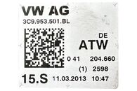 VW Passat B7 kombi r.v. 2013 páčky volantu 3C9953501BL 3C9953502D