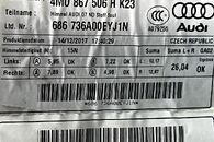 Audi SQ7 4M r.v. 2018 černá stropnice 4M0867506H 4M0867506H