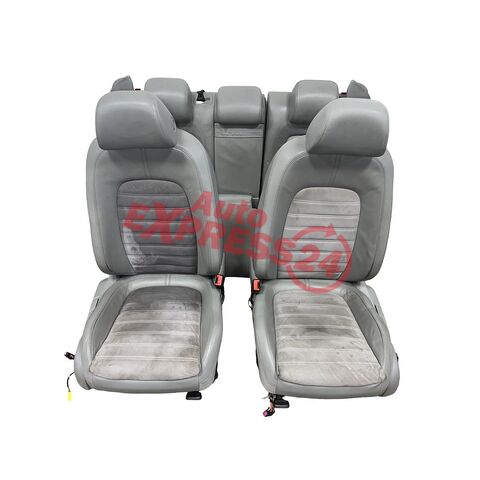 VW Passat B6 kombi r.v. 2009 sedačky šedá kůže / alcantara