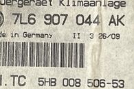 VW Touareg 7L r.v. 2010 webasto 7L6819008H 7L8919679J 7L6907044AK 7L6919044AE