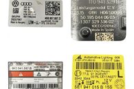 Škoda Octavia 3 RS kombi r.v. 2015 levé přední světlo xenon 5E1941015B jednotky 1T0941329B 4G0907697D 8K0941597B