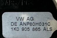 VW Golf 5 hatchback r.v. 2009 spínací skříňka 1K0905851B 1K0905865 1K0837167D