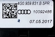 Audi A6 C7 4G facelift avant S-Line competition r.v. 2018 tlačítko otevírání kufru 4G0959831B