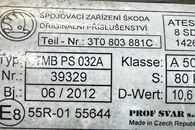 Škoda Superb 2 kombi r.v. 2013 tažné zařízení 3T0803881C jednotka 1K0907383F