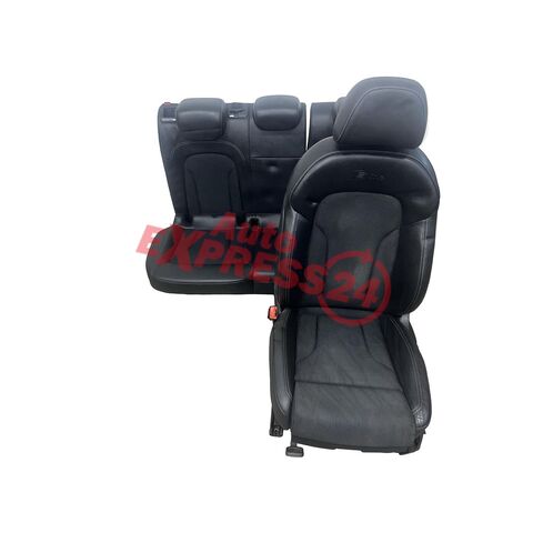Audi Q3 8U S-Line r.v. 2014 sedačky černá kůže v kombinaci s látkou