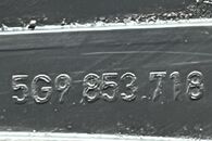 VW Golf 7 kombi alltrack r.v. 2015 pravý přední lem blatníku 5G9853718