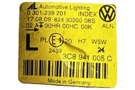 VW Passat CC r.v. 2010 levé přední světlo halogen 3C8941005C