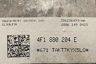 A6 C6 4F sedan r.v. 2007 palubní deska 4F1857041R