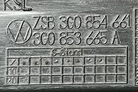 VW Passat B8 kombi r.v. 2015 levá mřížka předního nárazníku 3G0853665A