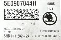 Škoda Octavia 3 kombi r.v. 2014 klimatronik 5E0907044H