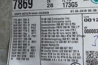 VW Passat B8 kombi r.v. 2017 bílá St.Tropez kód barvy PB7 stropnice 3G9867501Q