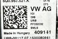 VW Golf 7 kombi r.v. 2016 páčky volantu 5Q0953521K 5Q0953502M