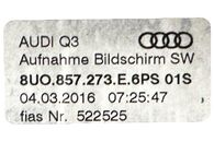 Audi Q3 8U S-Line r.v. 2016 displej 8UO857273E