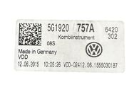 VW Golf 7 GTD kombi r.v. 2016 naftové budíky 5G1920757A