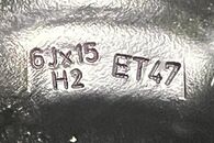Dojezdové kolo VW 195/65/R15 91T 6Jx15 H2 ET47 1K0601027C