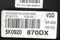 VW Golf 6 hatchback r.v. 2010 benzínové budíky 5K0920870DX