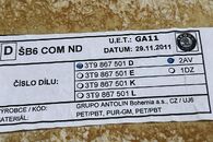 Škoda Superb 2 kombi r.v. 2012 stropnice 3T9867501D