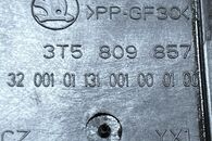 Škoda Superb 2 sedan r.v. 2010 černá metalíza kód barvy LF9R 9910 1Z1Z víko nádrže