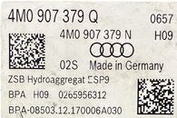 Audi SQ7 4M r.v. 2018 řídící jednotka ABS 4M0907379Q 4M0907379N 4M0614517AB